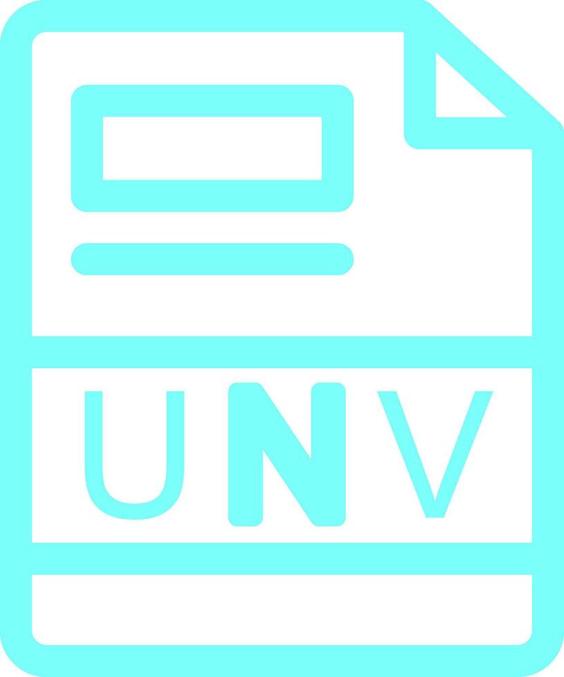 unv creativo icono diseño vector