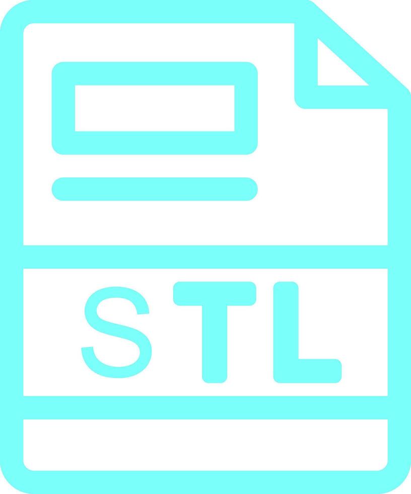 stl creativo icono diseño vector