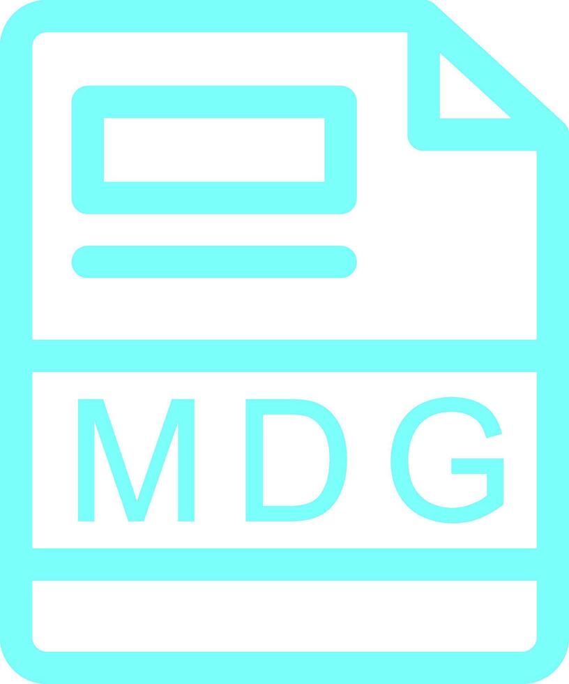 MDG Creative Icon Design vector