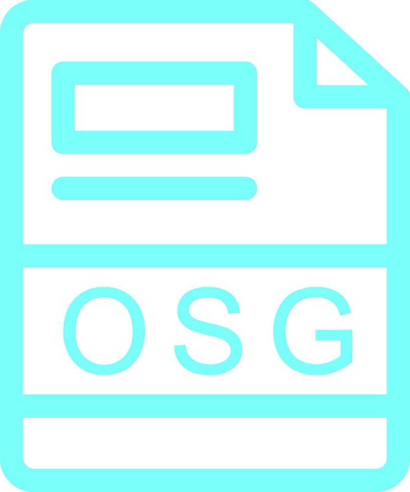 osg creativo icono diseño vector