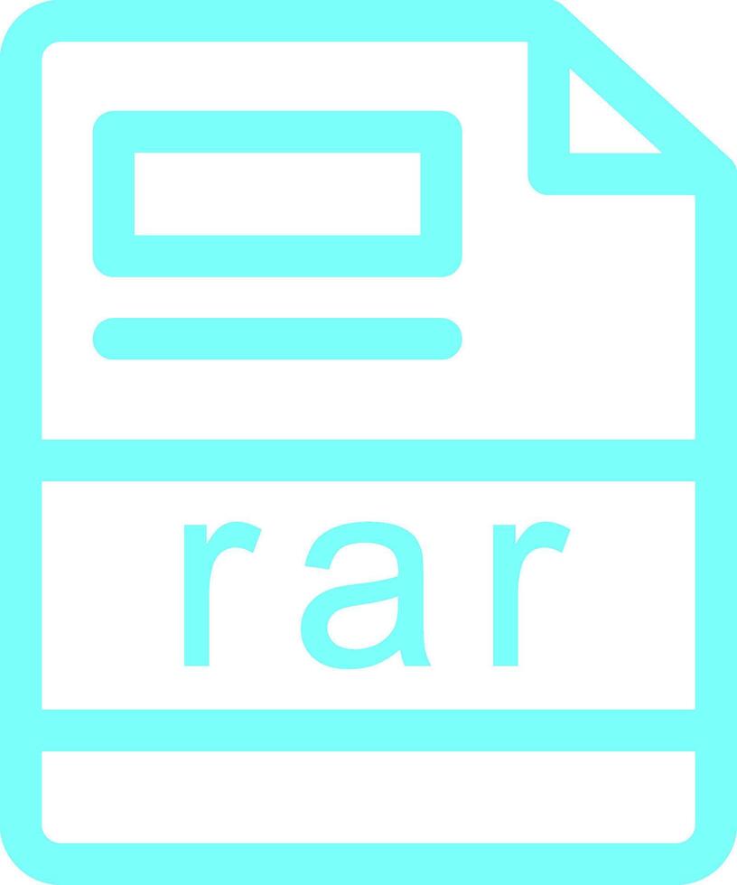 rar Creative Icon Design vector