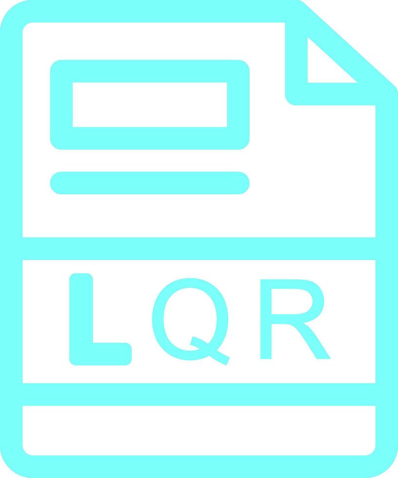 LQR Creative Icon Design vector