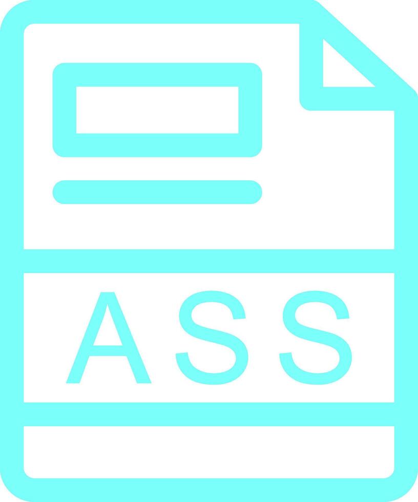 ASS Creative Icon Design vector