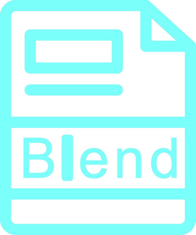 Blend Creative Icon Design vector