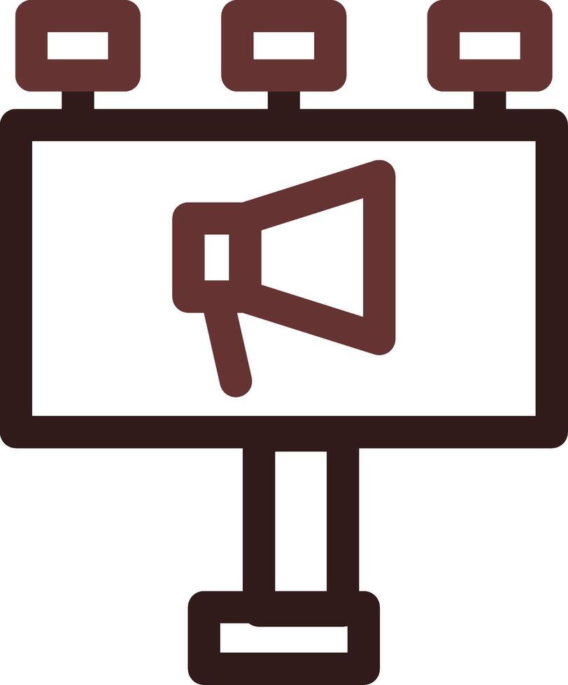 Billboard Creative Icon Design vector
