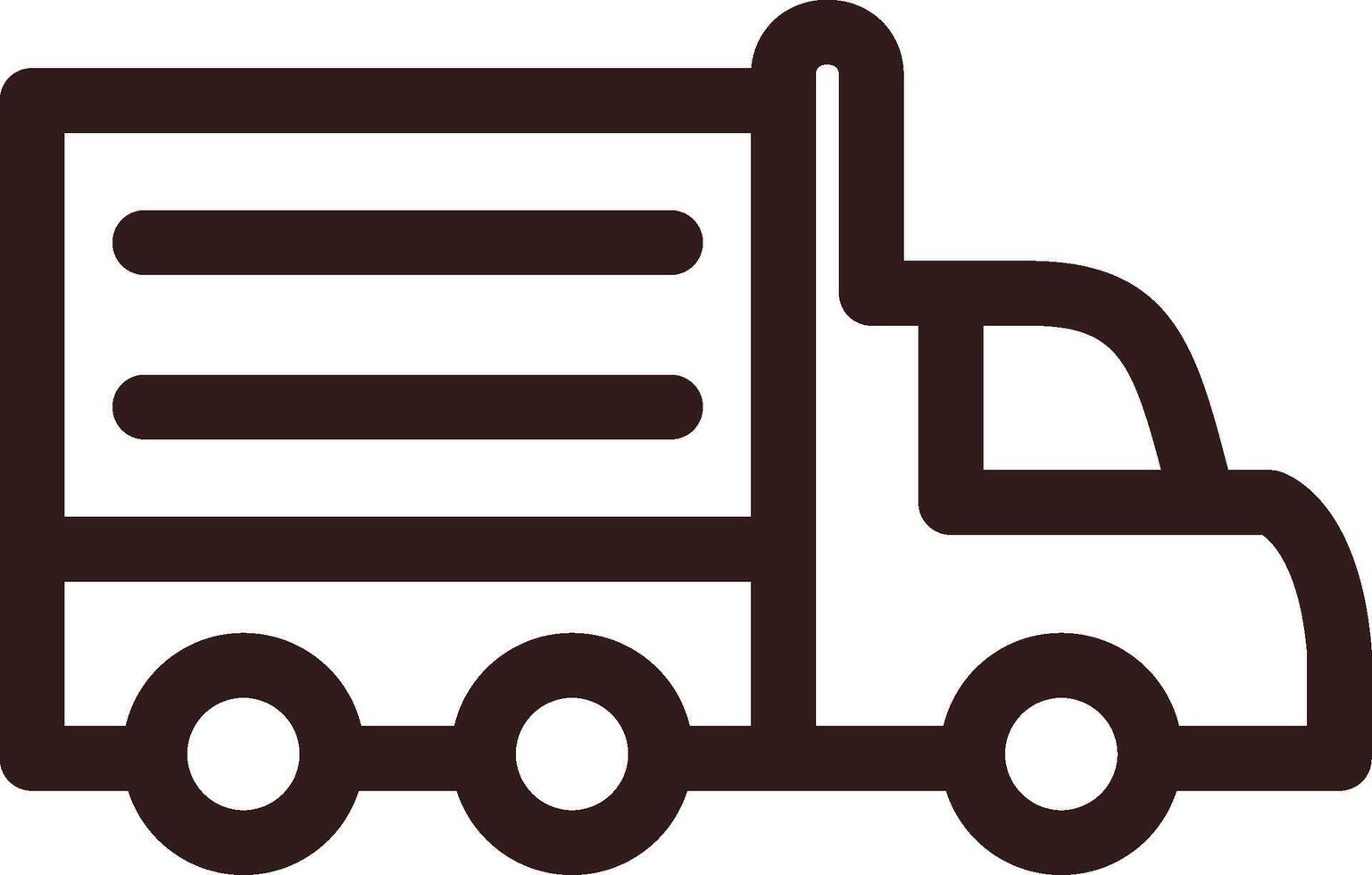 Truck Creative Icon Design vector