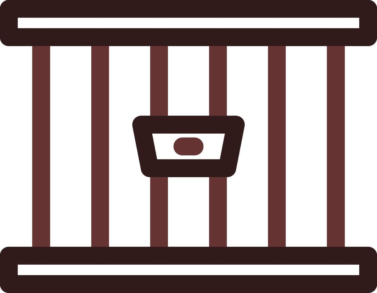 Jail Creative Icon Design vector