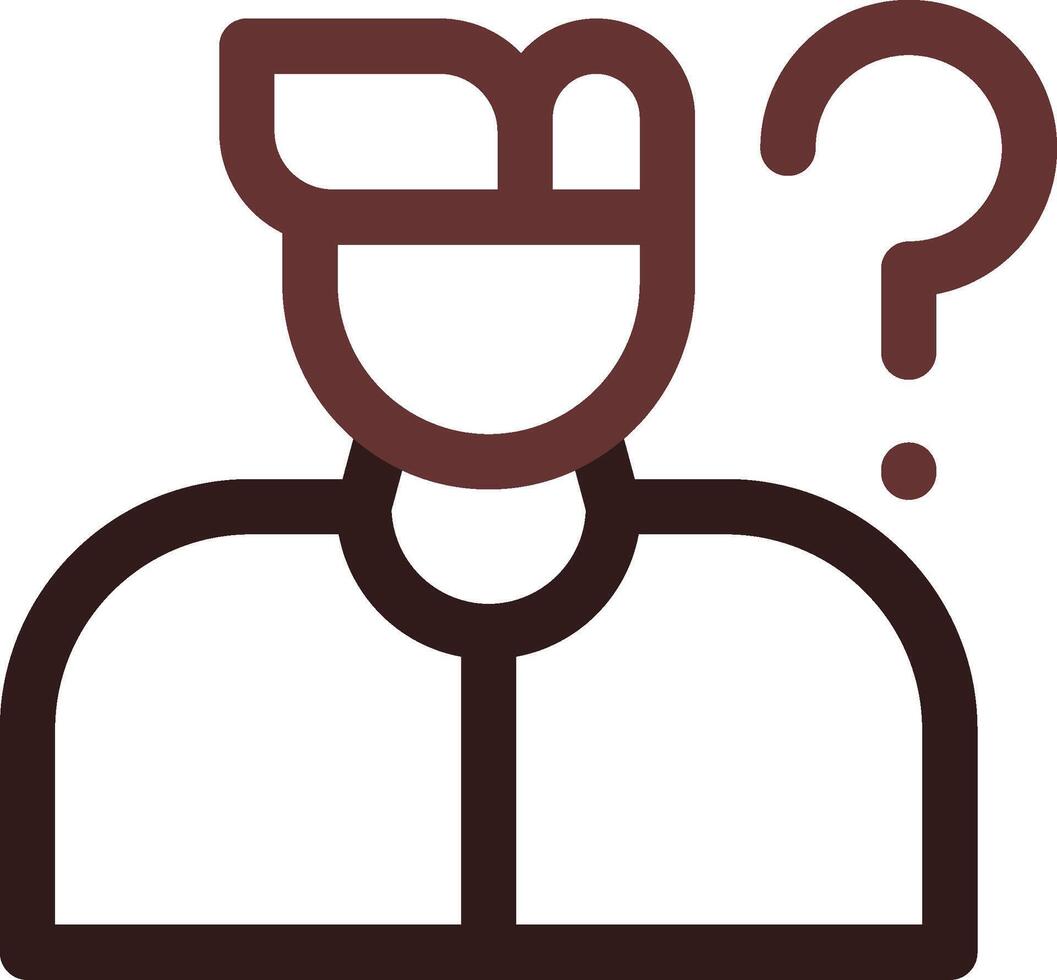 Question Creative Icon Design vector