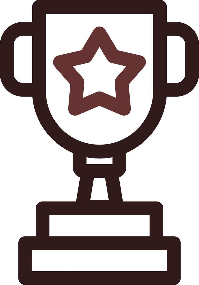 Trophy Creative Icon Design vector