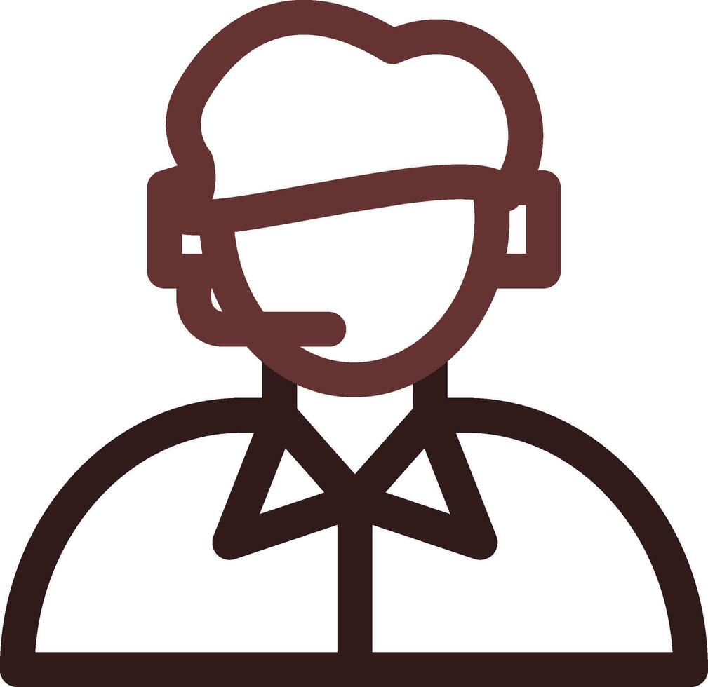 Operator Creative Icon Design vector