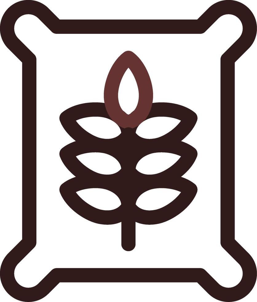 Seed Bag Creative Icon Design vector