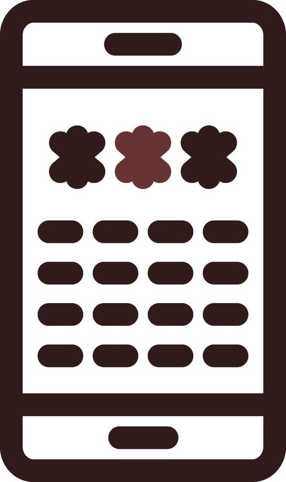 Pin Code Creative Icon Design vector