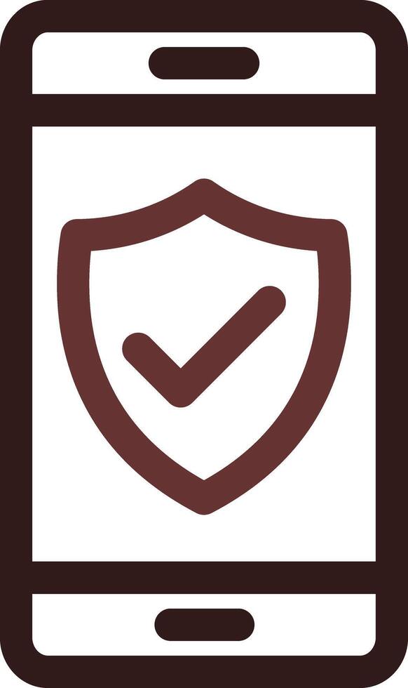 Phone Insurance Creative Icon Design vector
