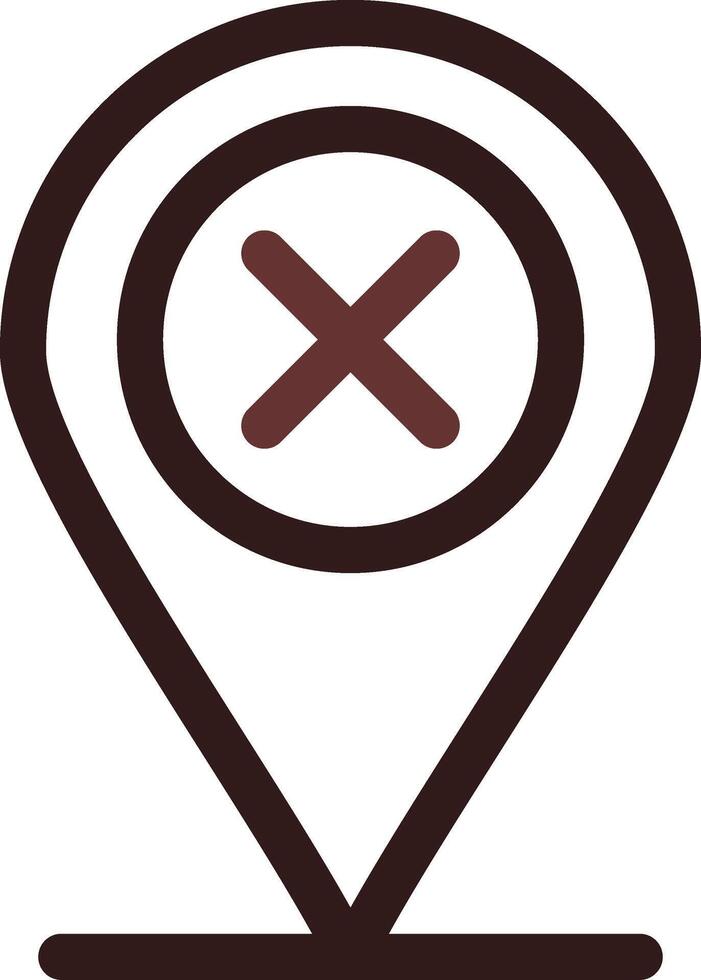 Wrong Creative Icon Design vector