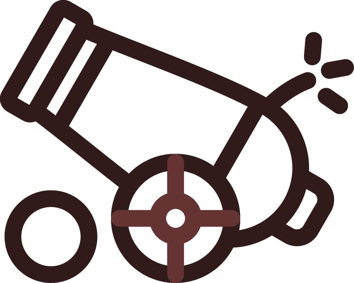Cannon Creative Icon Design vector