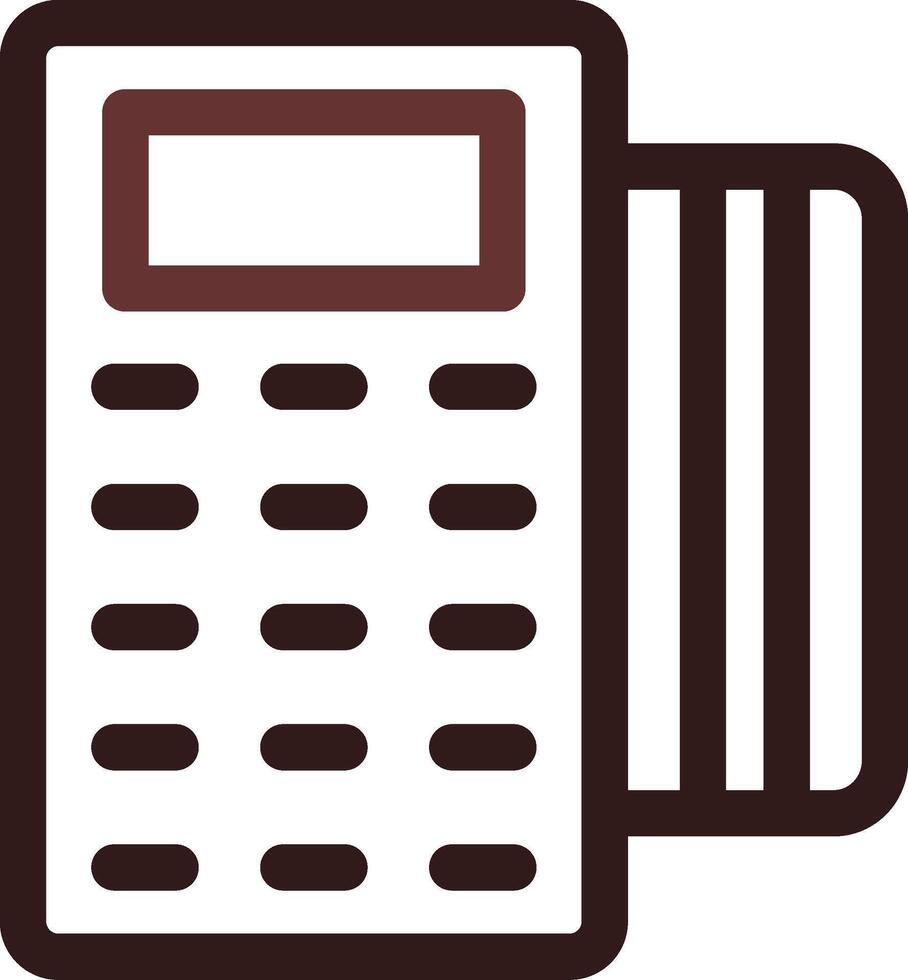 Pos Terminal Creative Icon Design vector