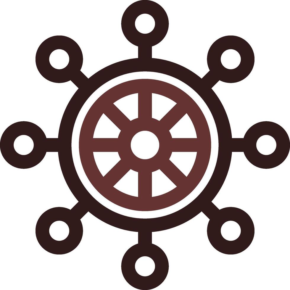 Rudder Creative Icon Design vector