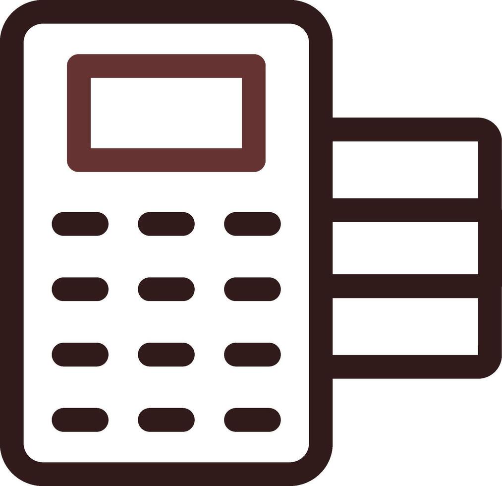POS Terminal Creative Icon Design vector