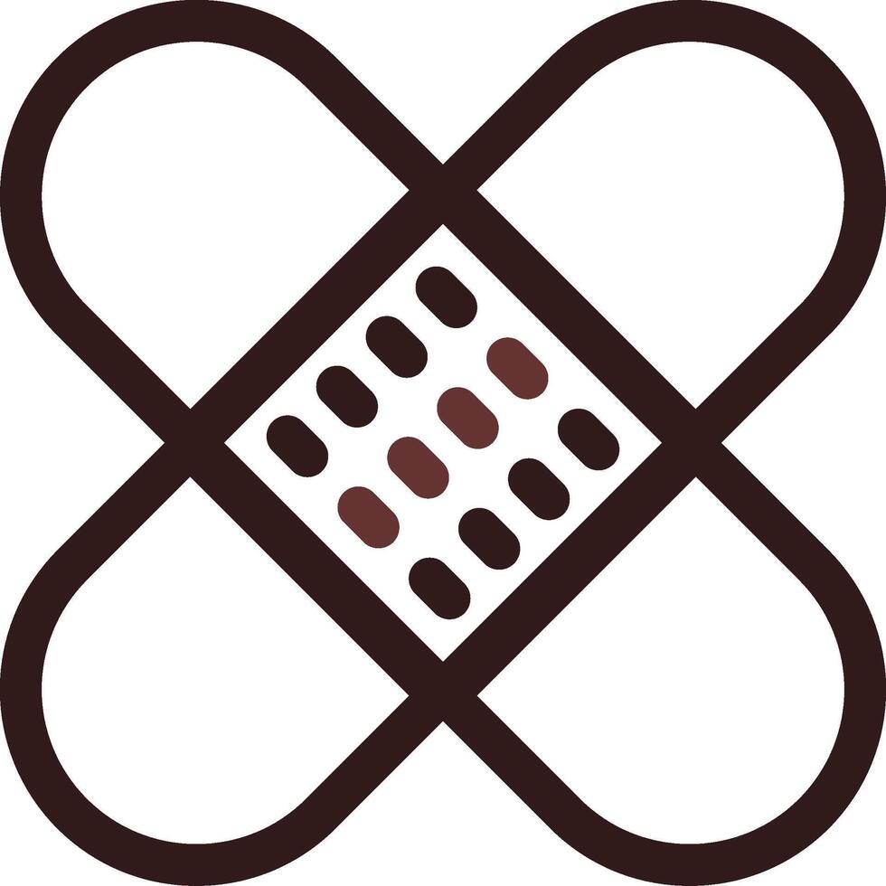 Band Aid Creative Icon Design vector