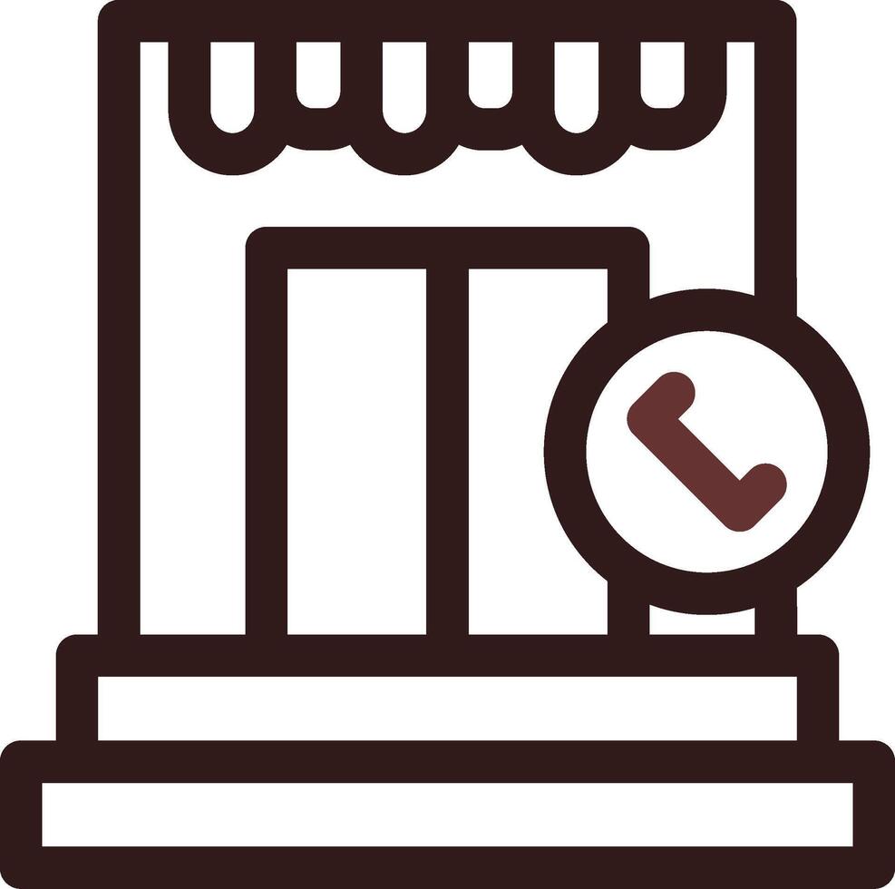 Phone Booth Creative Icon Design vector