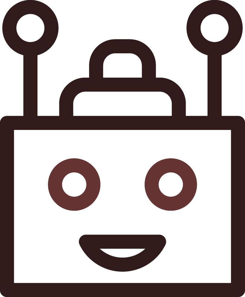 Chatbot Creative Icon Design vector