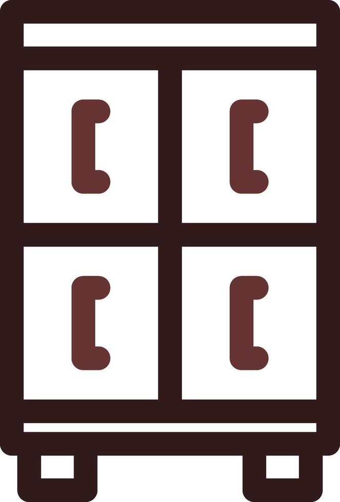 Office Locker Creative Icon Design vector