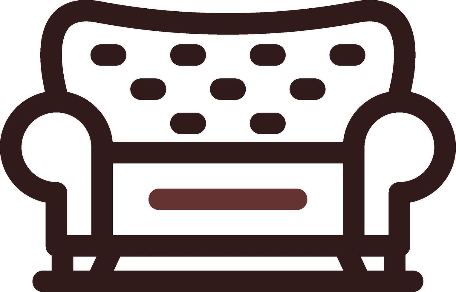 Sofa Creative Icon Design vector