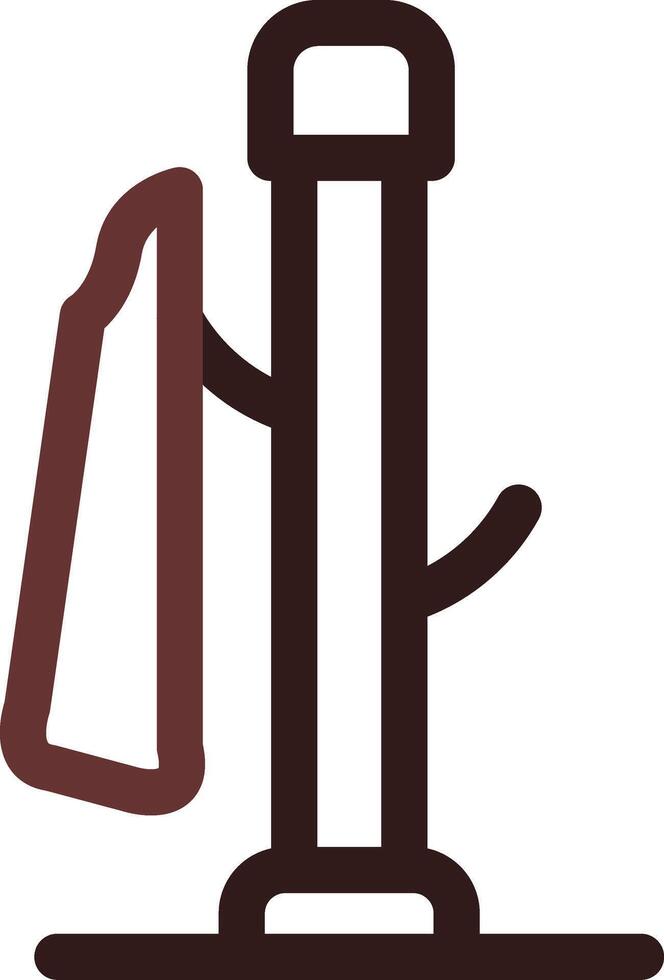 Coat Rack Creative Icon Design vector