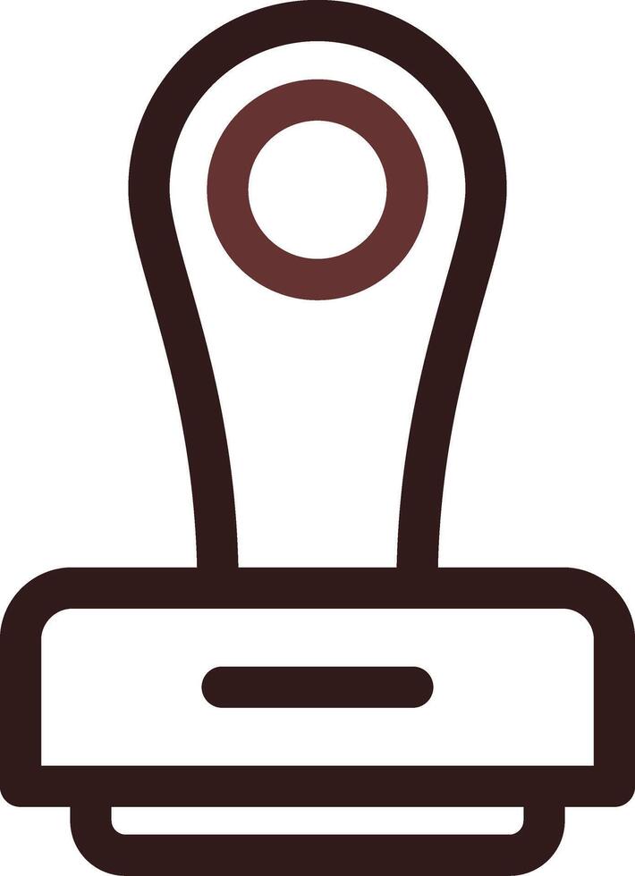 Stamp Creative Icon Design vector