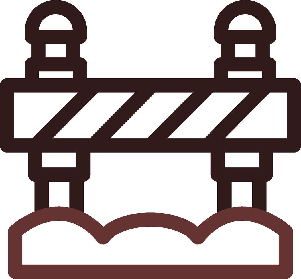 Road Block Creative Icon Design vector
