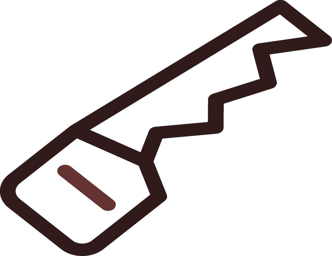 Hand Saw Creative Icon Design vector