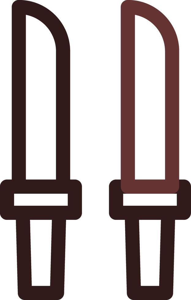Katana Creative Icon Design vector