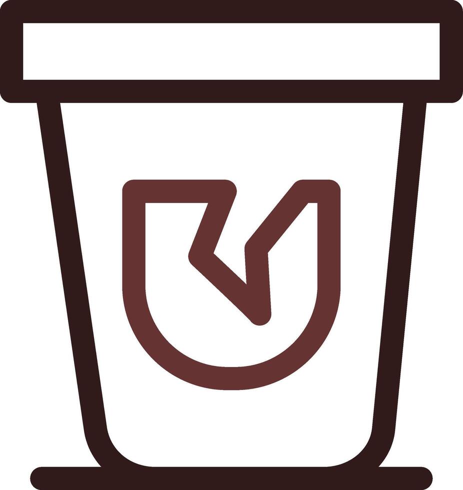 diseño de icono creativo de basura vector