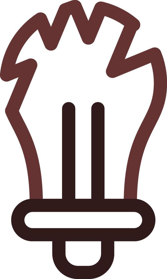 Bulb Creative Icon Design vector