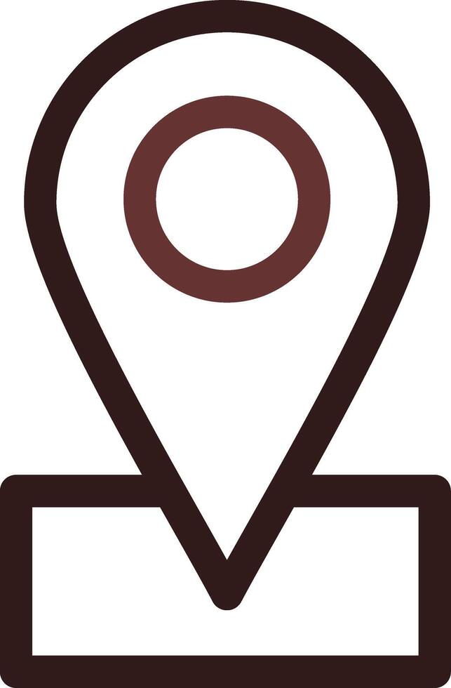 Location Pin Creative Icon Design vector