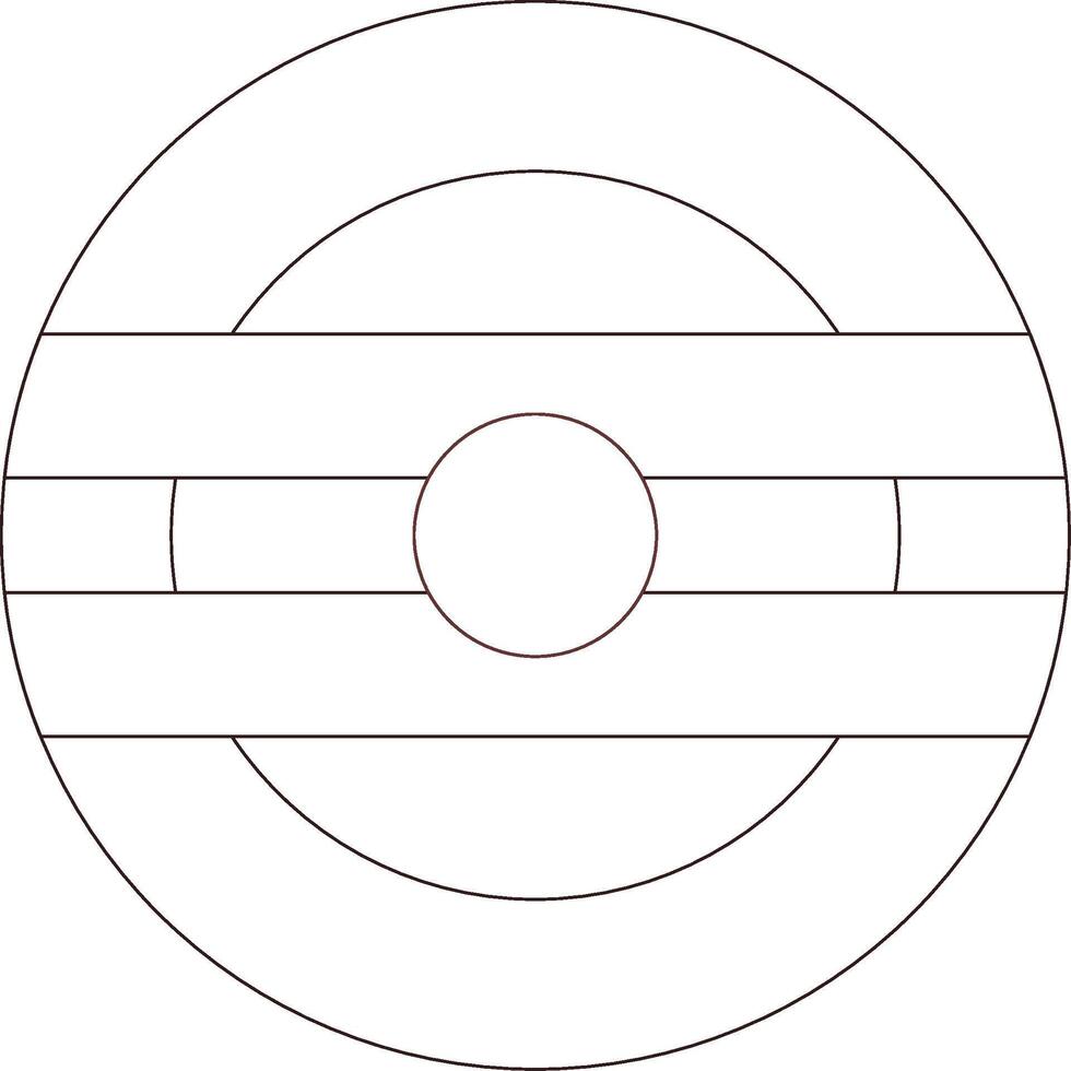 Line Two Color Design vector