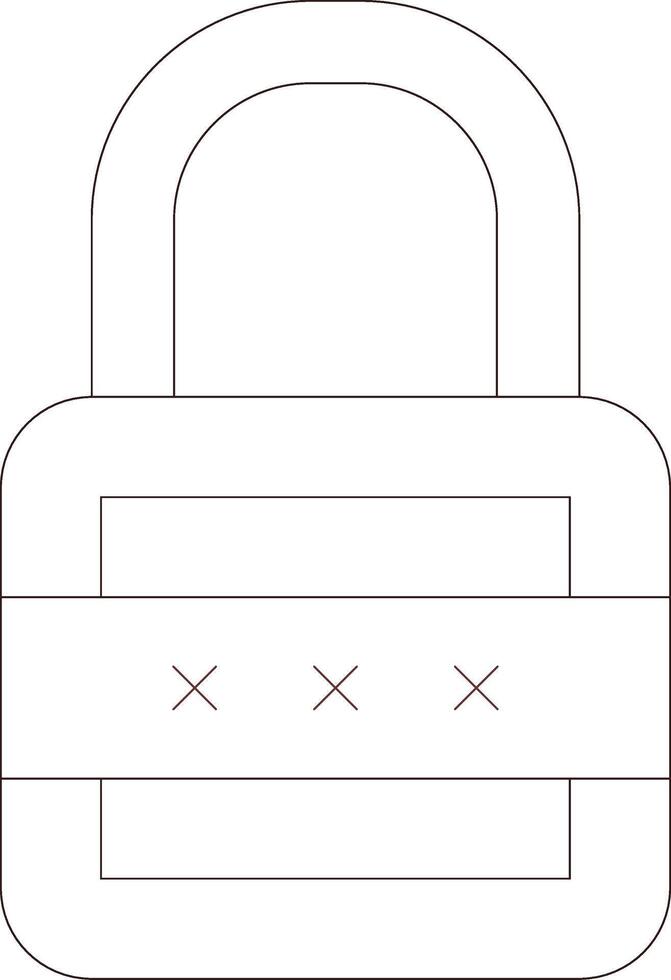 Lock Creative Icon Design vector