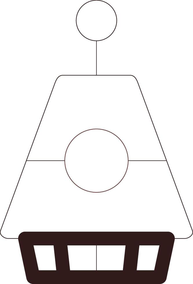 Space Capsule Creative Icon Design vector