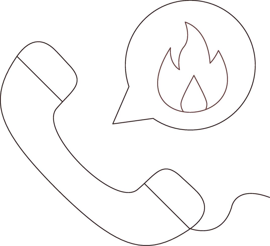 Emergency Call Creative Icon Design vector