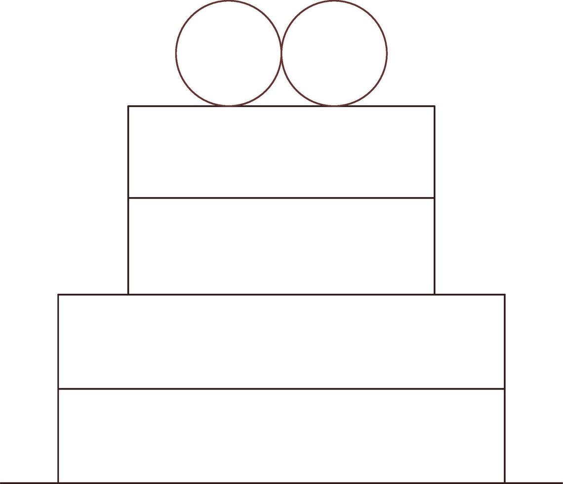 Cake Creative Icon Design vector