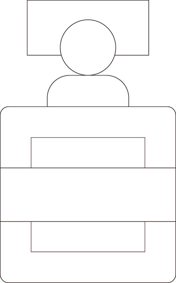 Bedroom Creative Icon Design vector