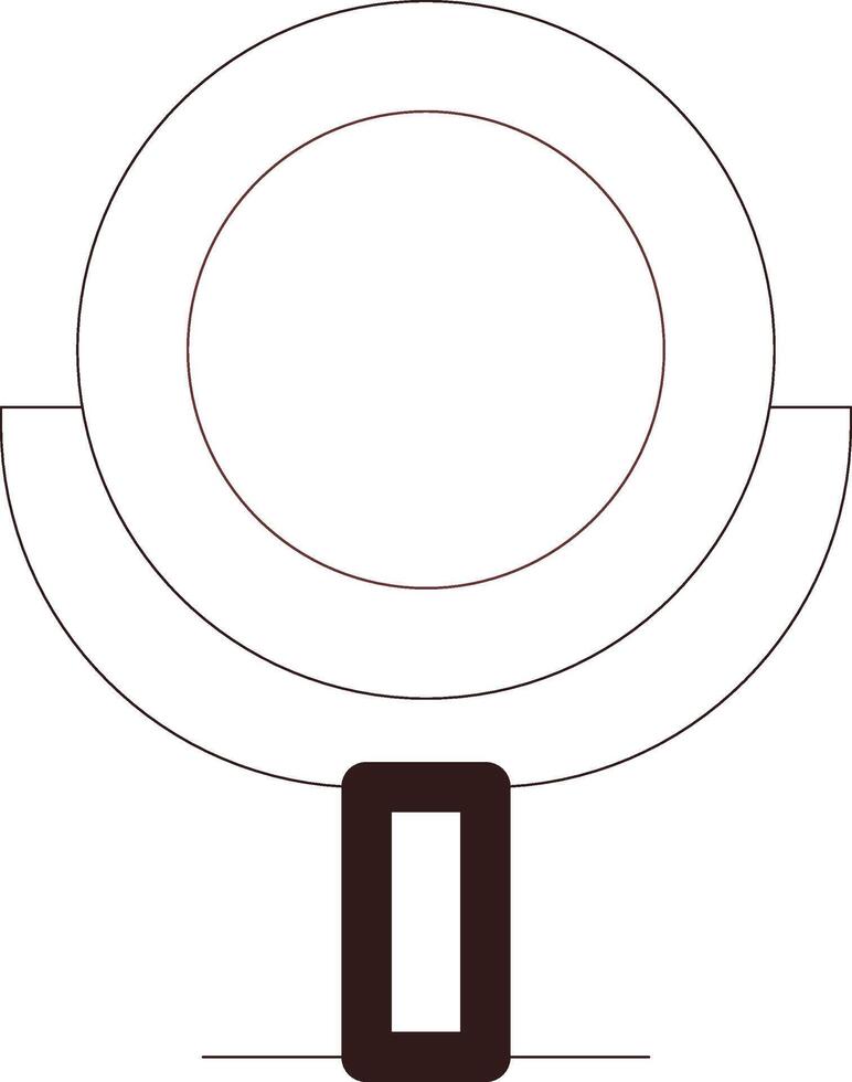 Mirror Creative Icon Design vector