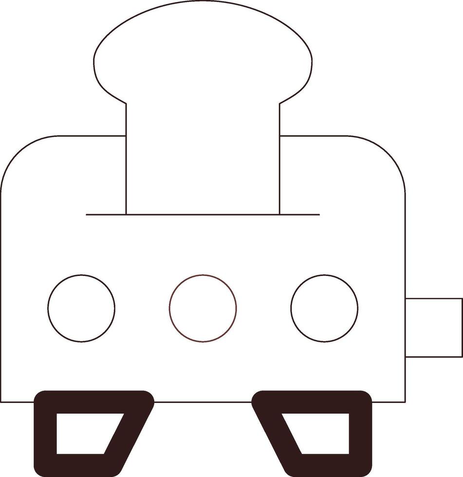 Toaster Creative Icon Design vector