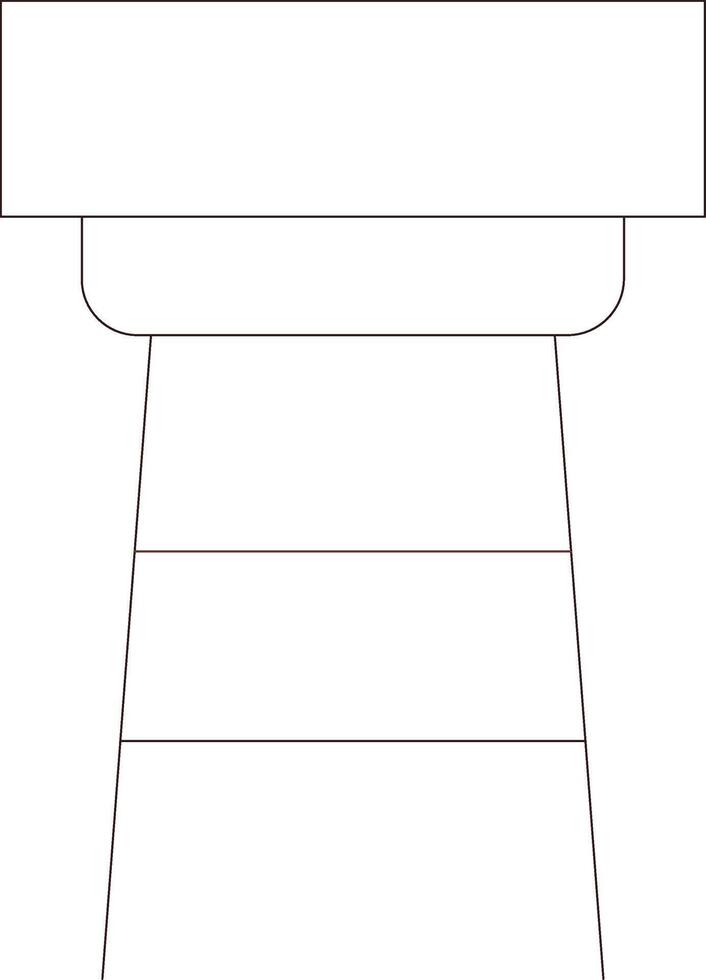 Stool Creative Icon Design vector