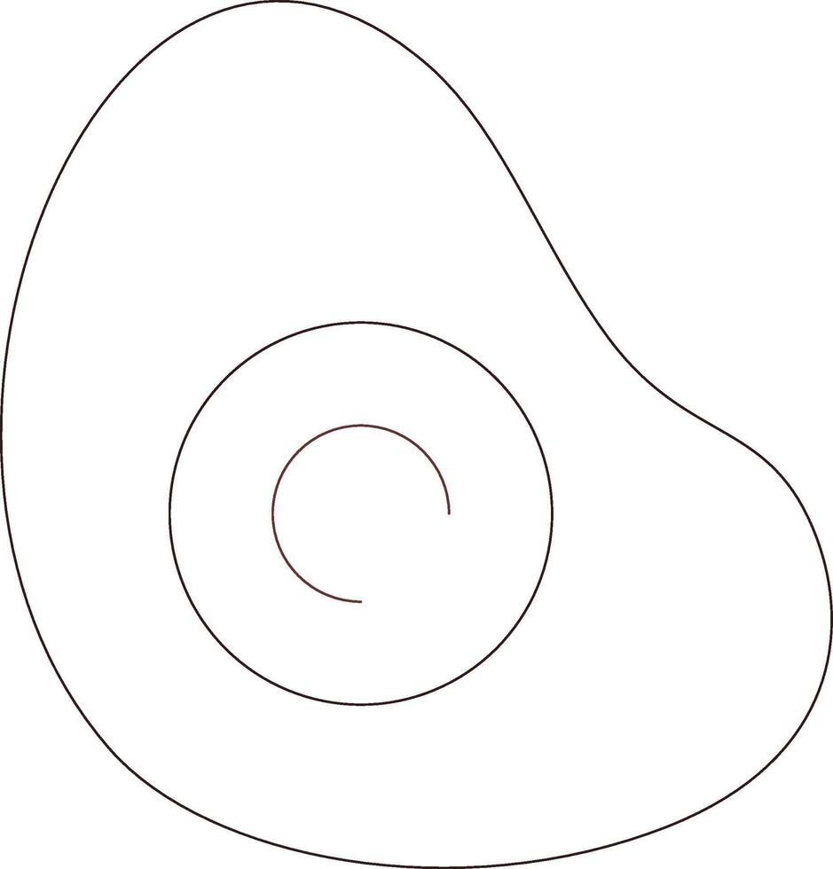 Fried Egg Creative Icon Design vector