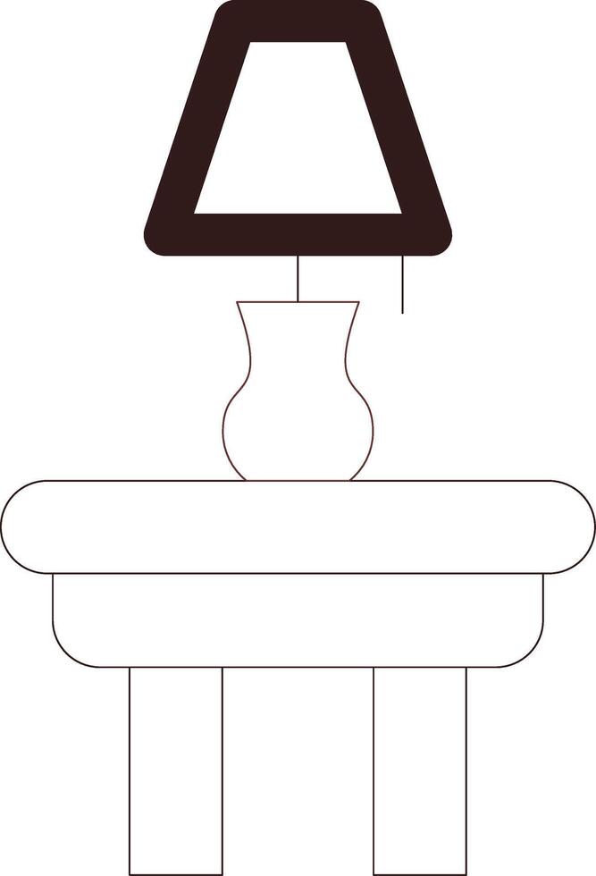 Night Stand Creative Icon Design vector