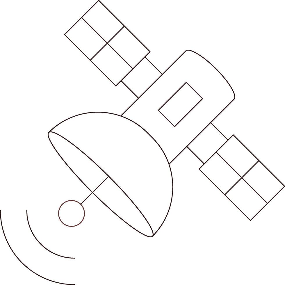 Satellite Creative Icon Design vector