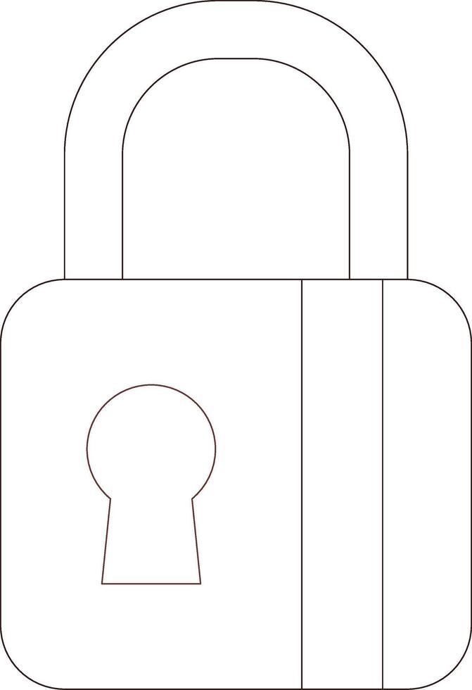 Padlock Creative Icon Design vector