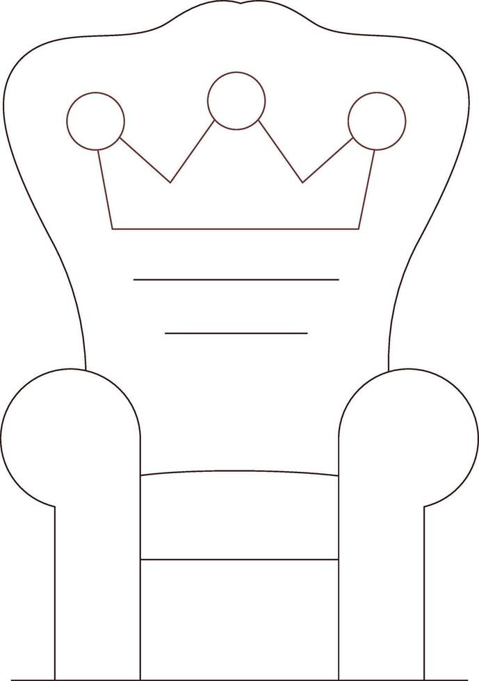 Throne Creative Icon Design vector