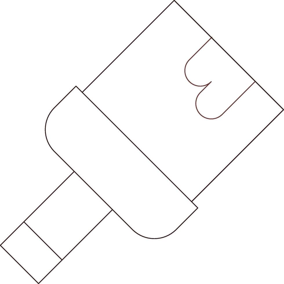 Line Two Color Design vector